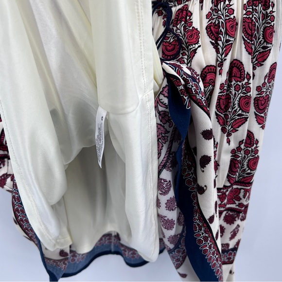 Mossimo Ruffled Strapless Paisley Print Dress, XL - Picture 7 of 10